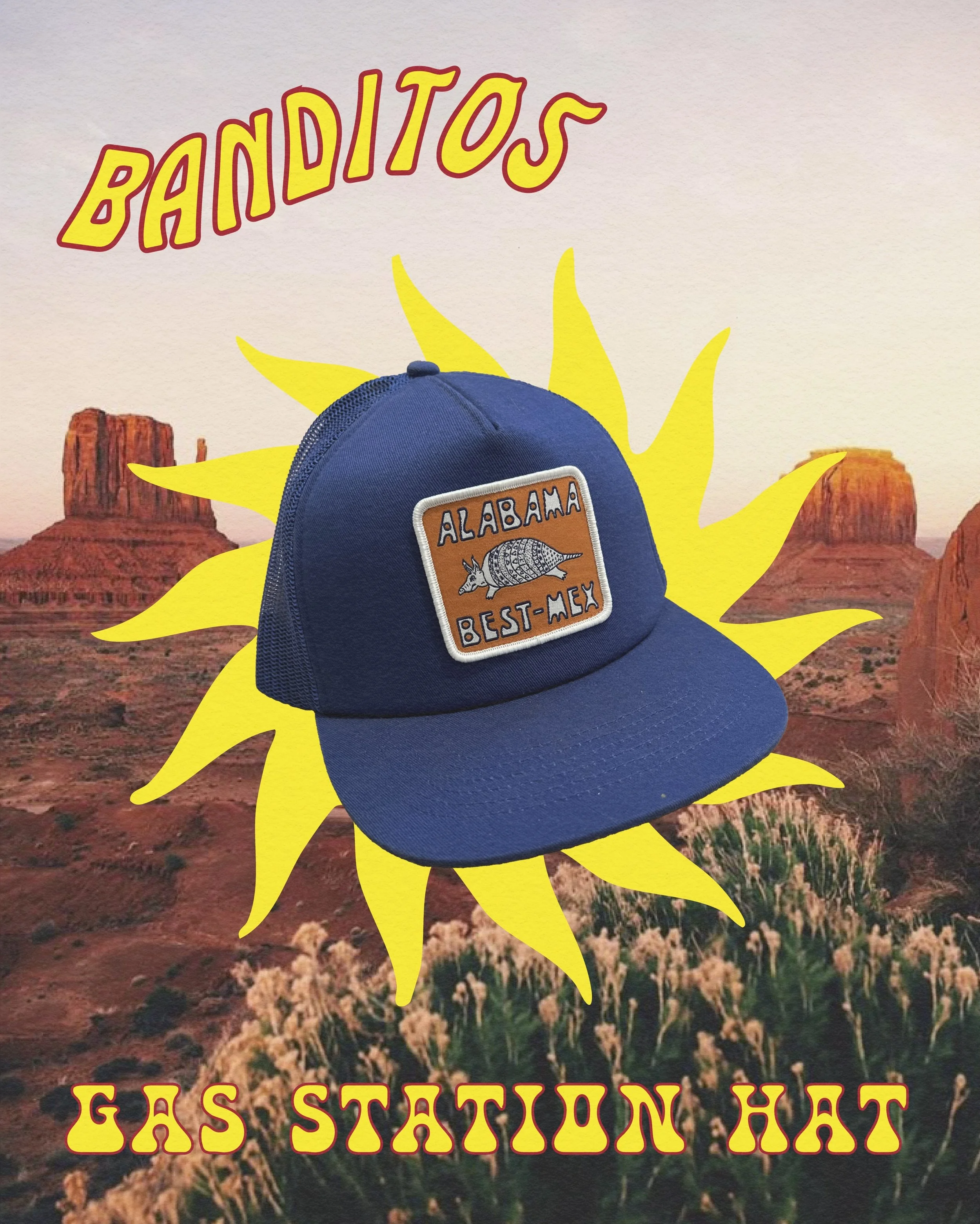 Blue Gas Station Hat