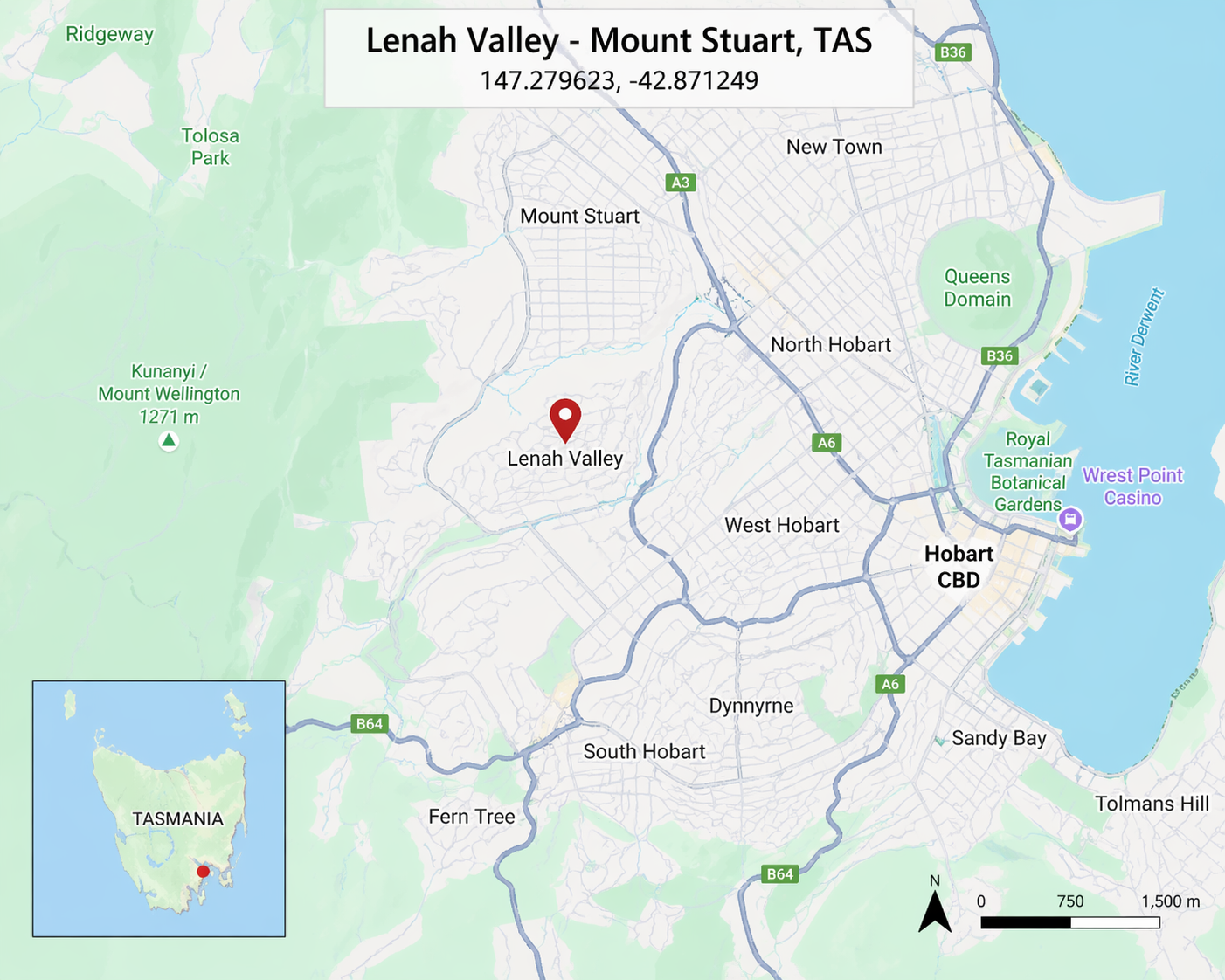 Lenah Valley - Mount Stuart