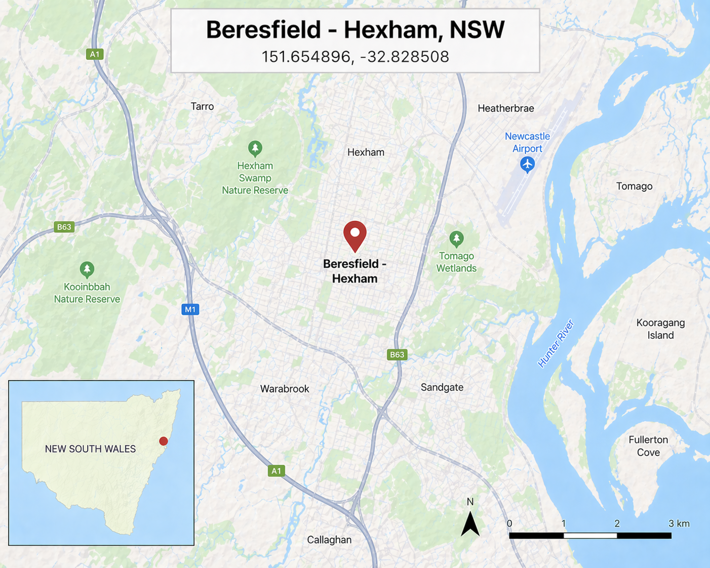 Beresfield - Hexham