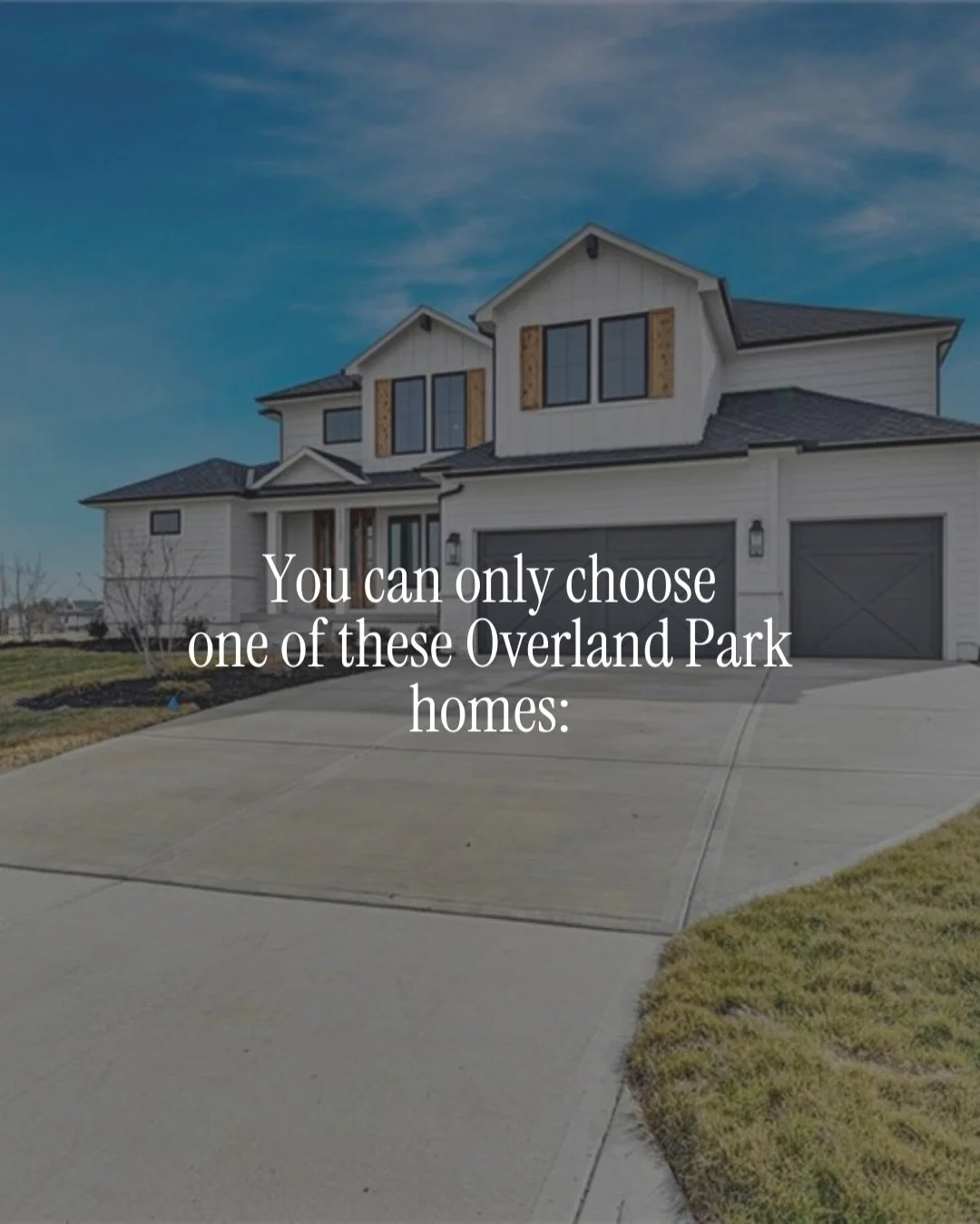 You can only choose one&hellip; and honestly, that&rsquo;s the hardest part.✨

If you&rsquo;ve been dreaming about buying a home in Overland Park, Kansas, this is the kind of market that makes it worth paying attention. The spring market in Overland 