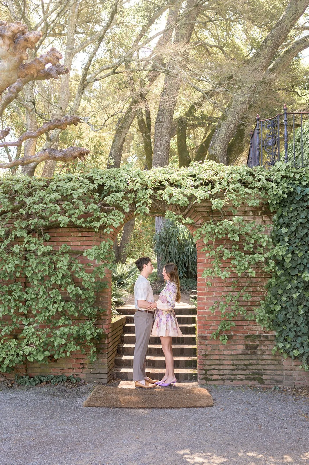 Engagement Photos at Filoli Gardens in Woodside, CA