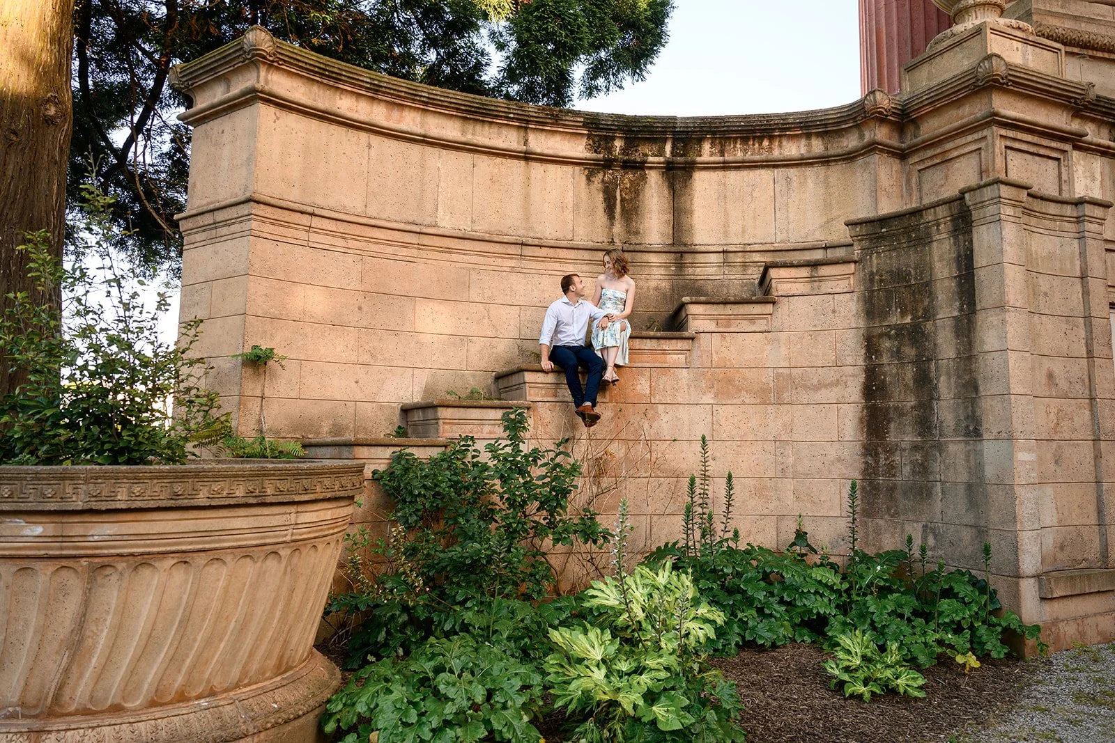 Palace of Fine Arts Engagement Photos