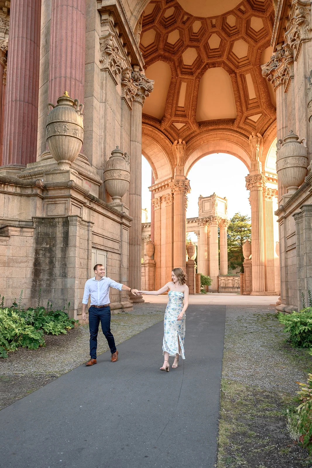 Palace of Fine Arts Engagement Photos