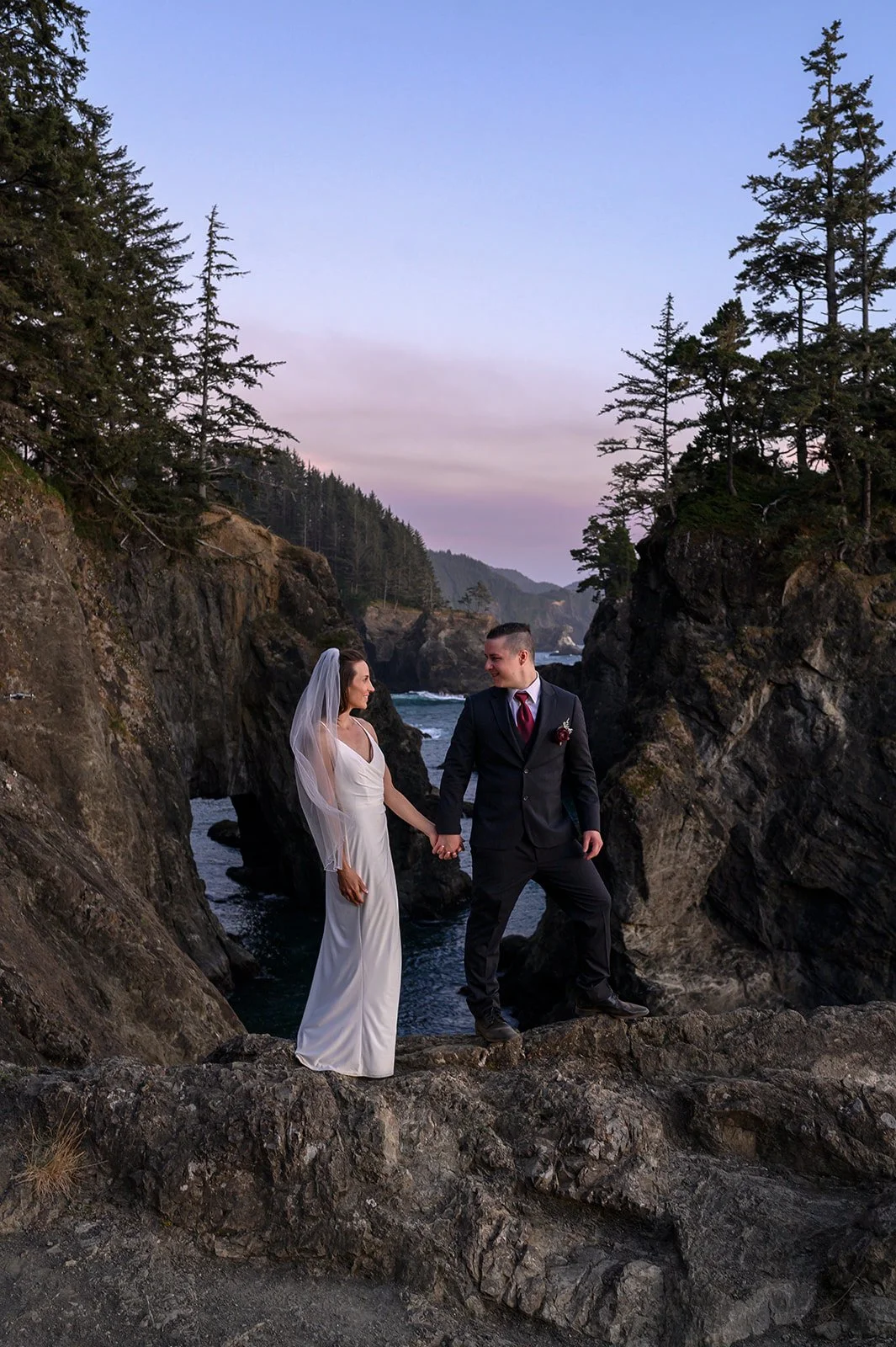 Southern Oregon Coastal Elopement