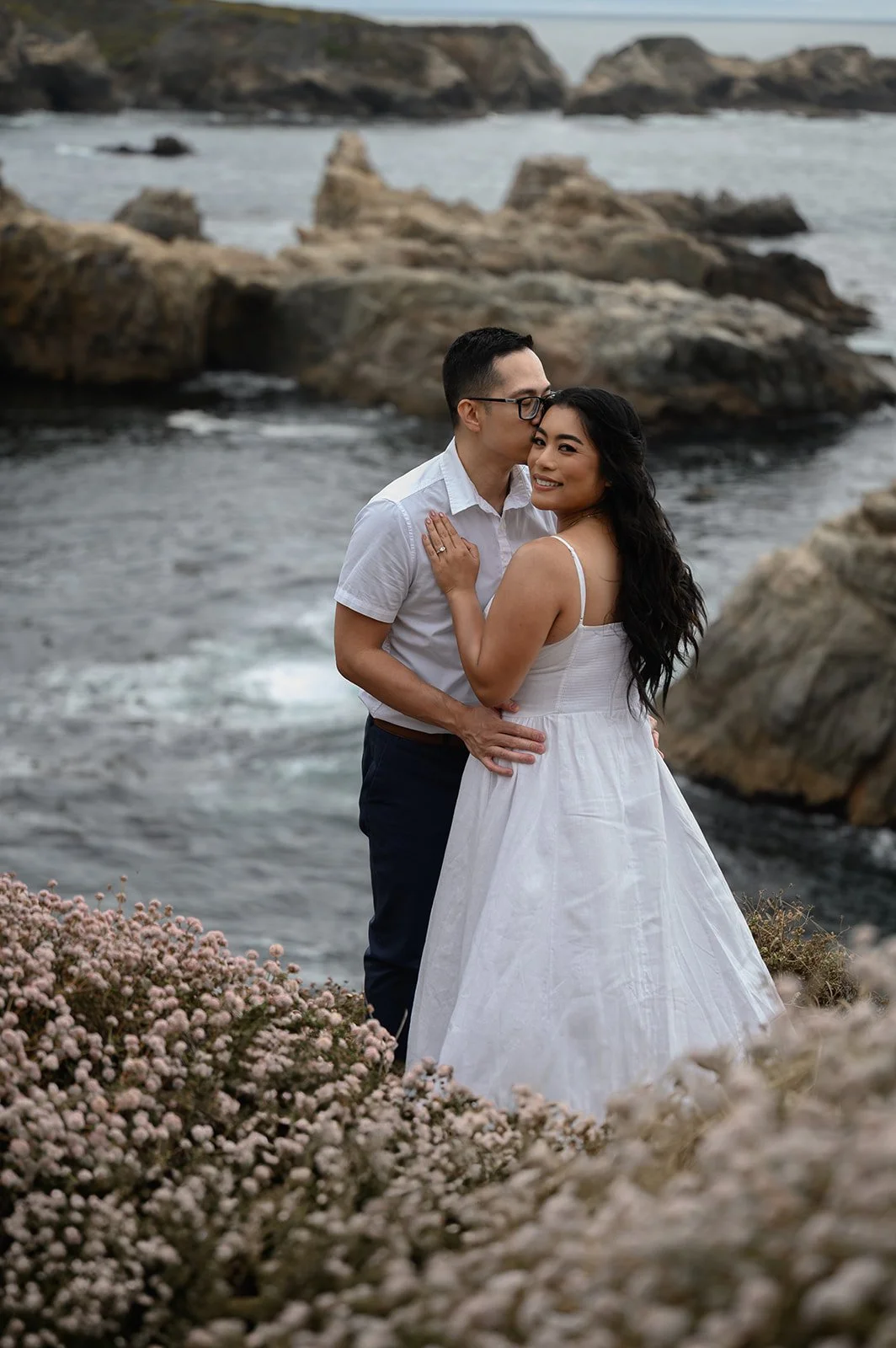 Adventure engagement session in Big Sur