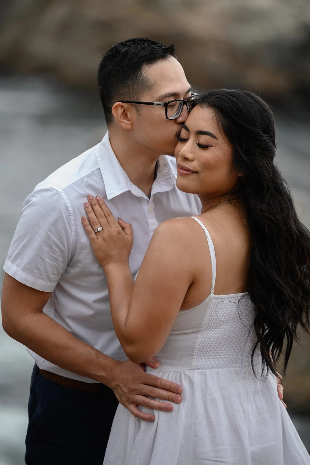 Adventure engagement session in Big Sur