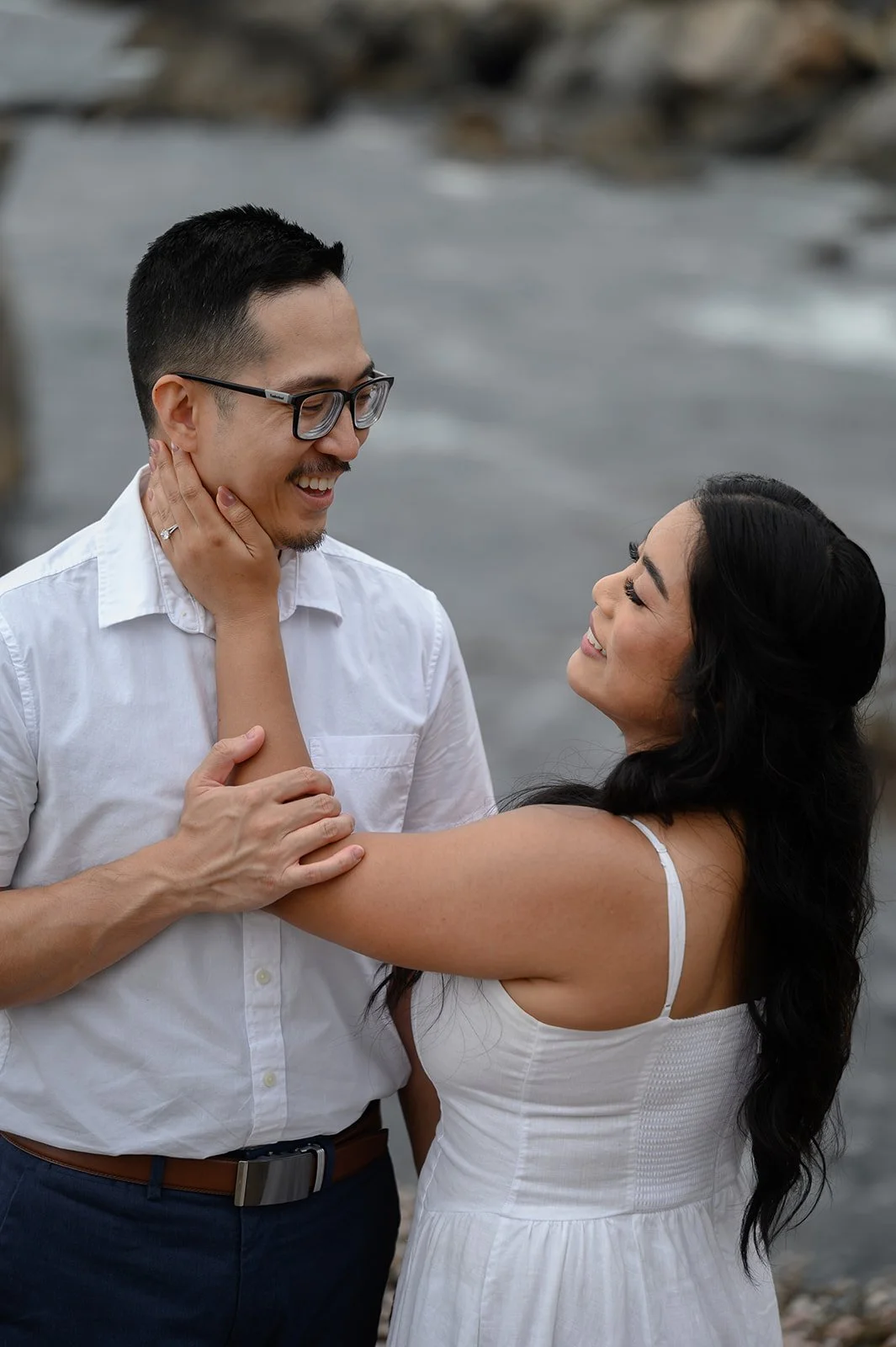 Adventure engagement session in Big Sur