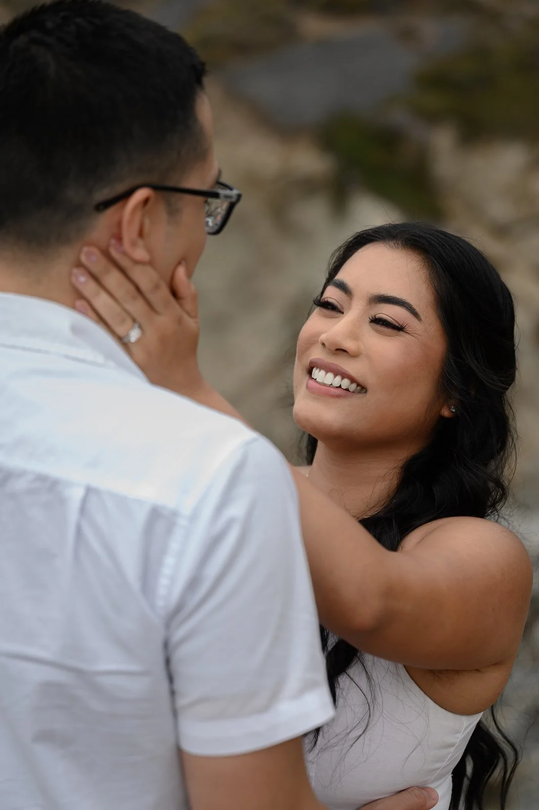 Adventure engagement session in Big Sur