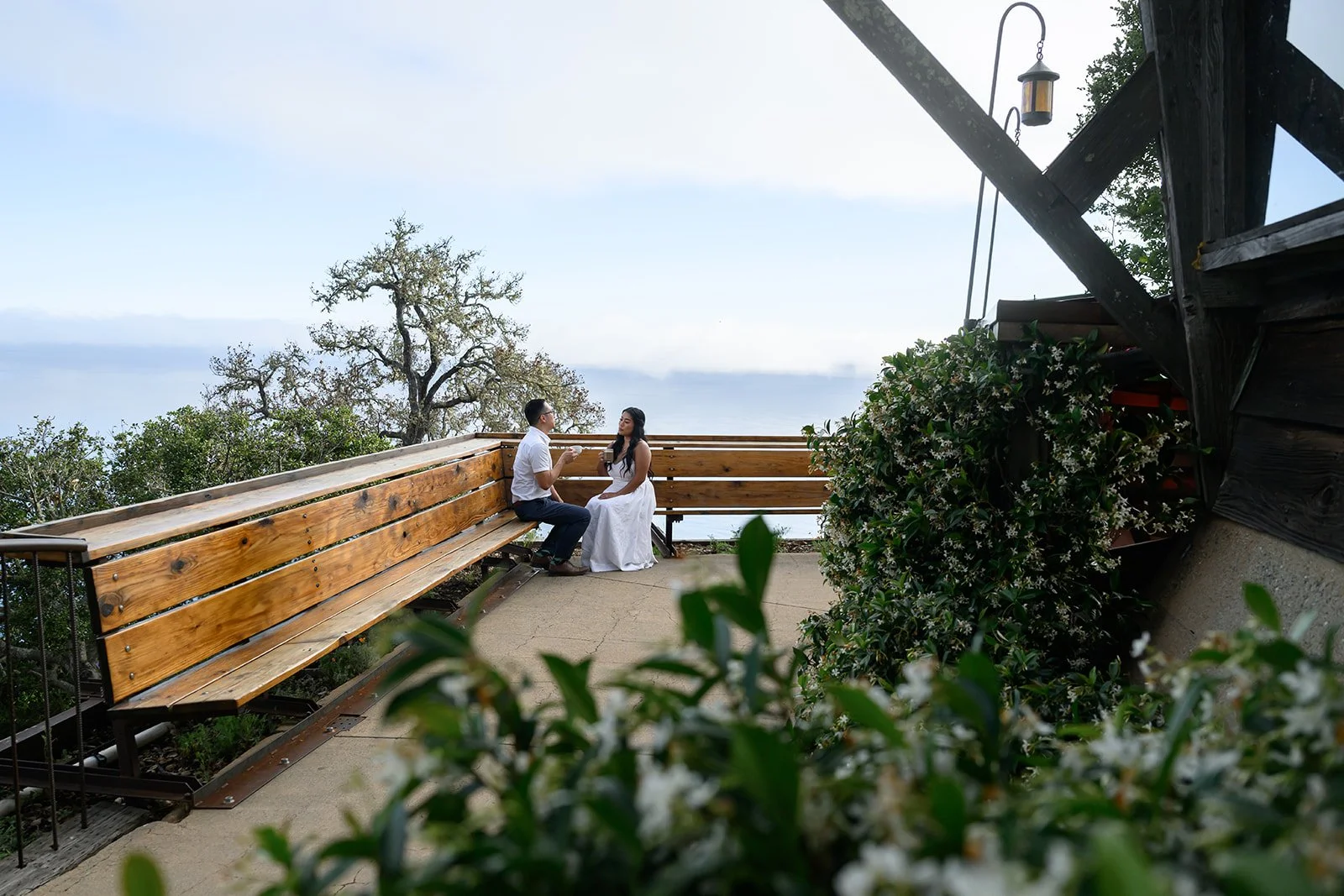 Adventure engagement photoshoot in Big Sur