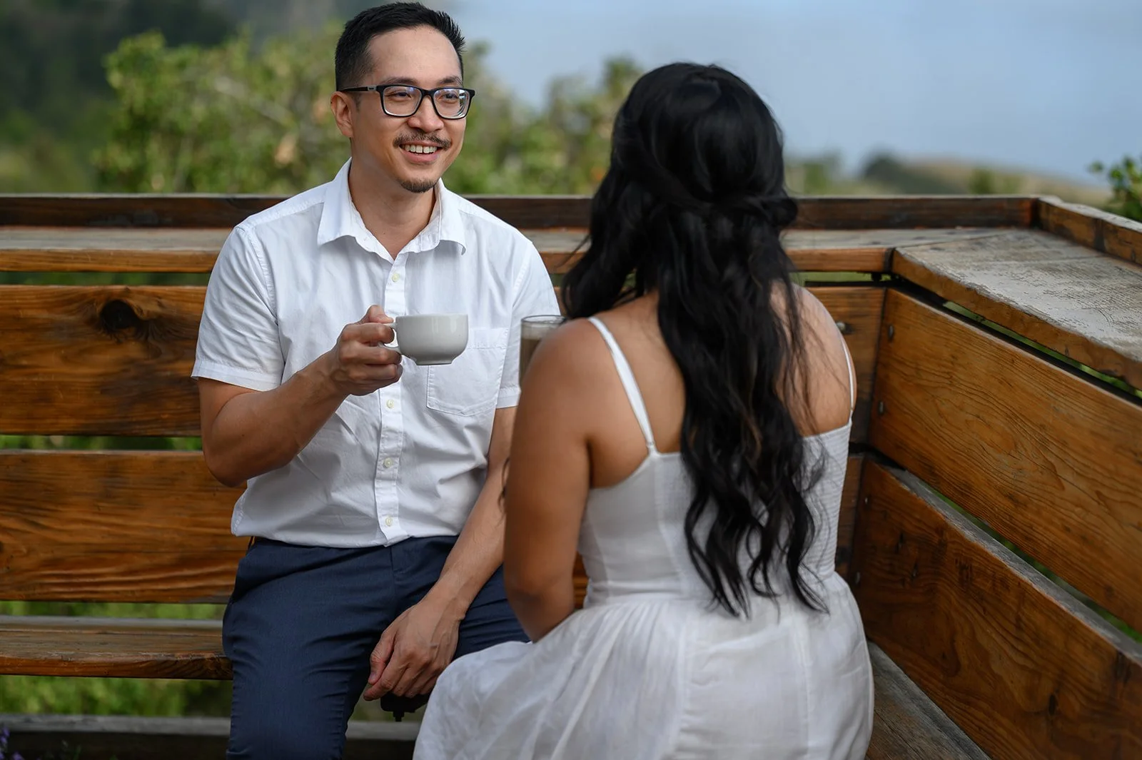 Adventure engagement photoshoot in Big Sur