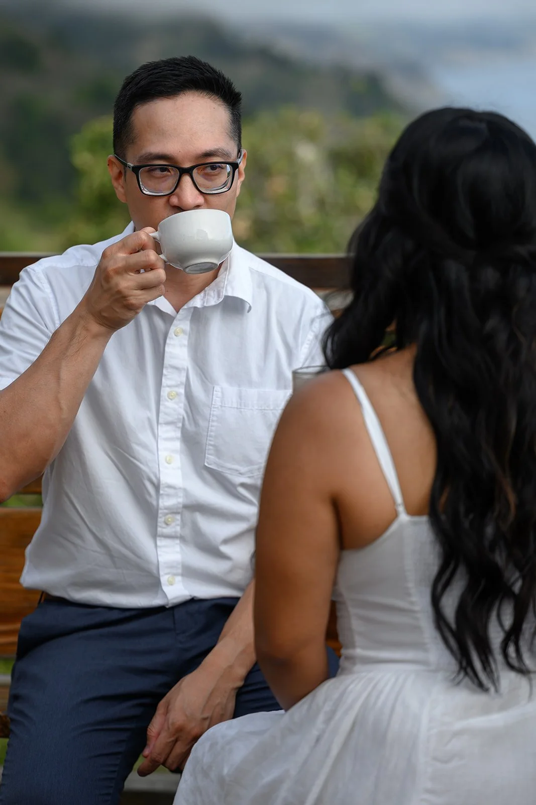 Adventure engagement photoshoot in Big Sur