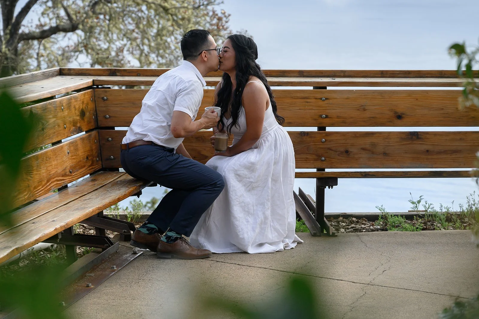 Adventure engagement photoshoot in Big Sur