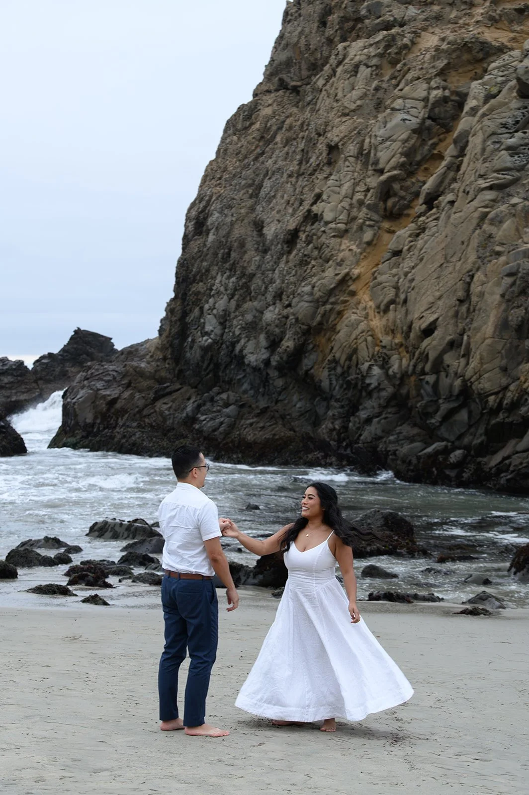 Adventure Engagement Photoshoot in Big Sur