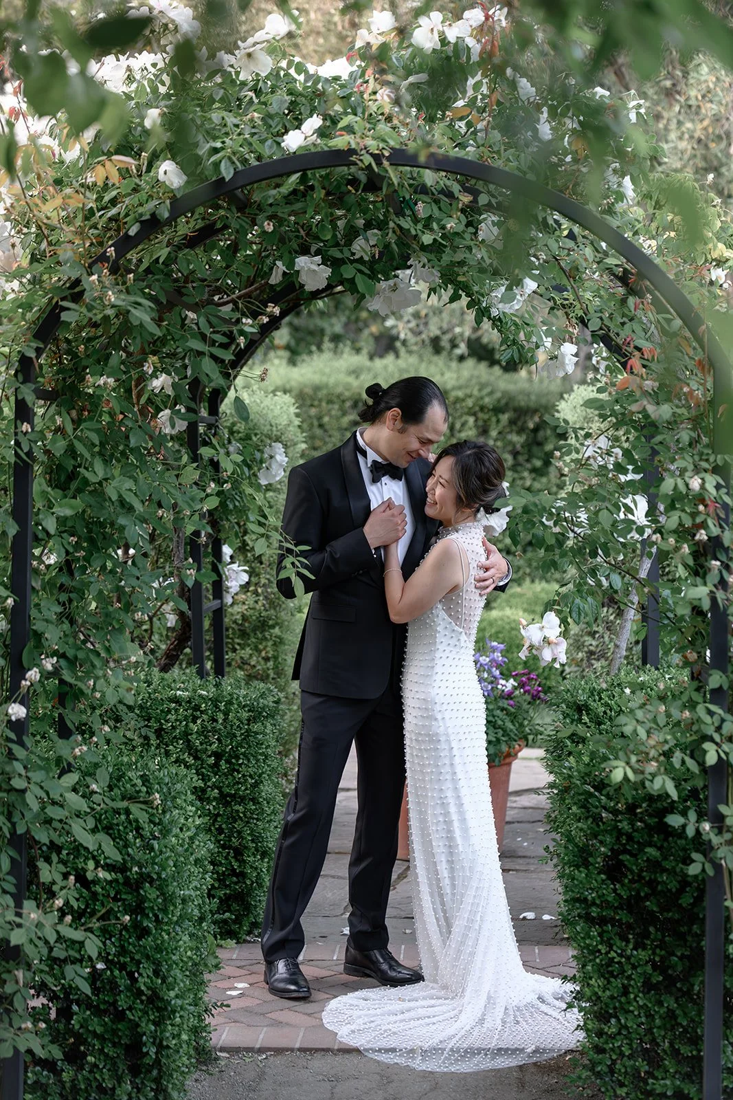 Wedding at the Allied Arts Guild in Menlo Park, CA