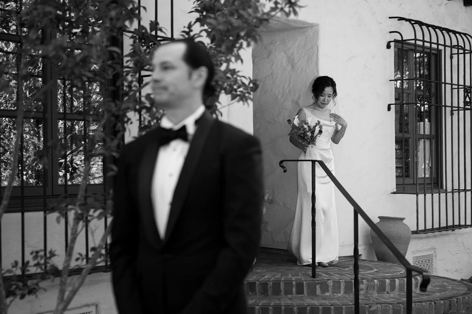 Wedding at the Allied Arts Guild in Menlo Park, CA