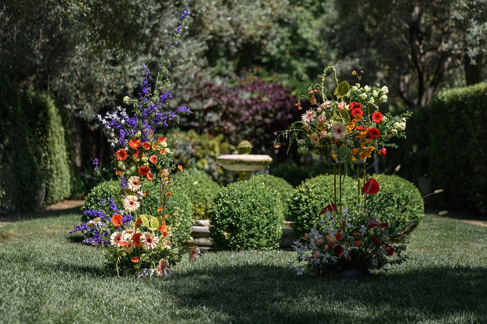 Wedding at the Allied Arts Guild in Menlo Park, CA