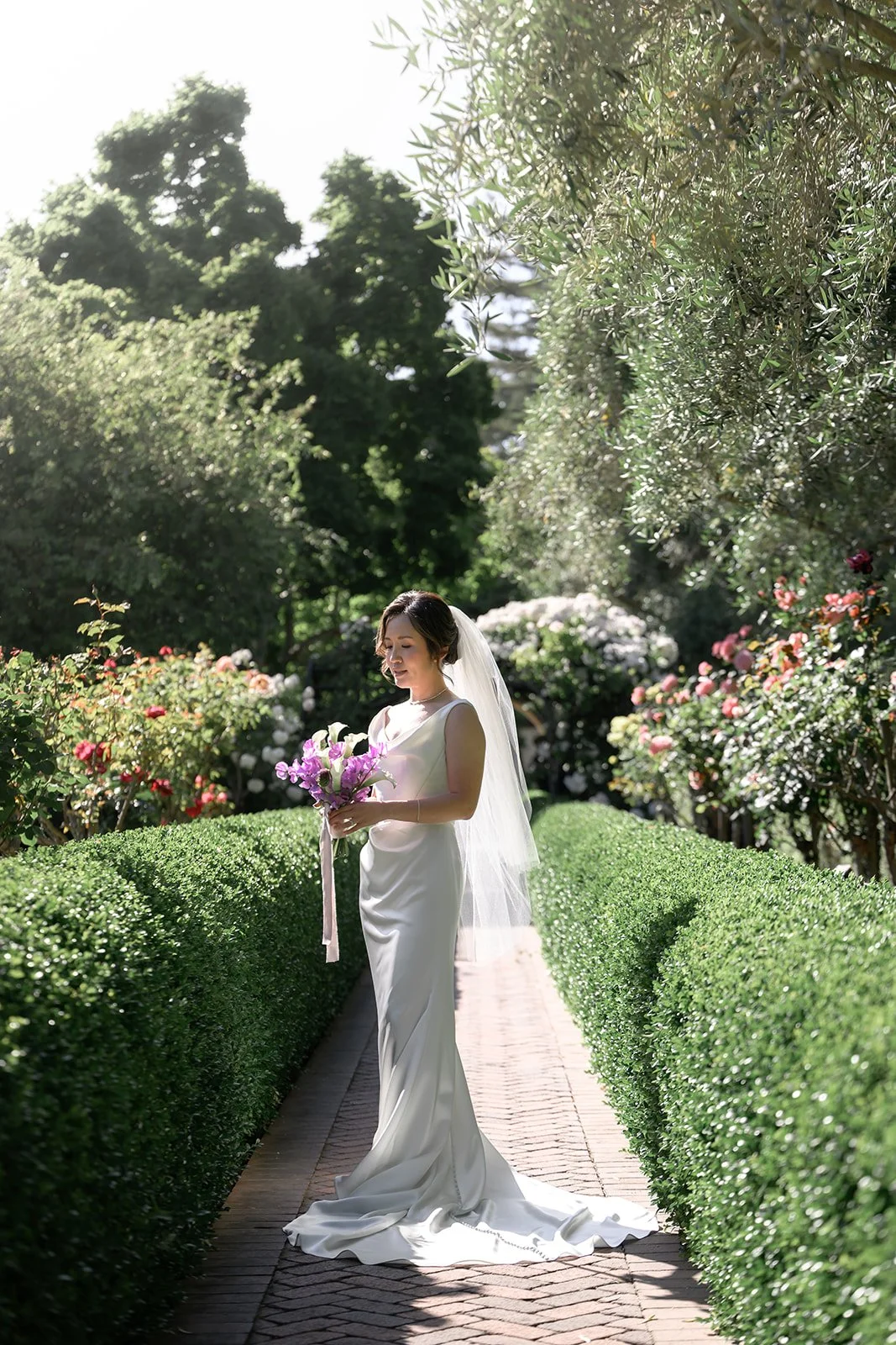 Wedding at the Allied Arts Guild in Menlo Park, CA