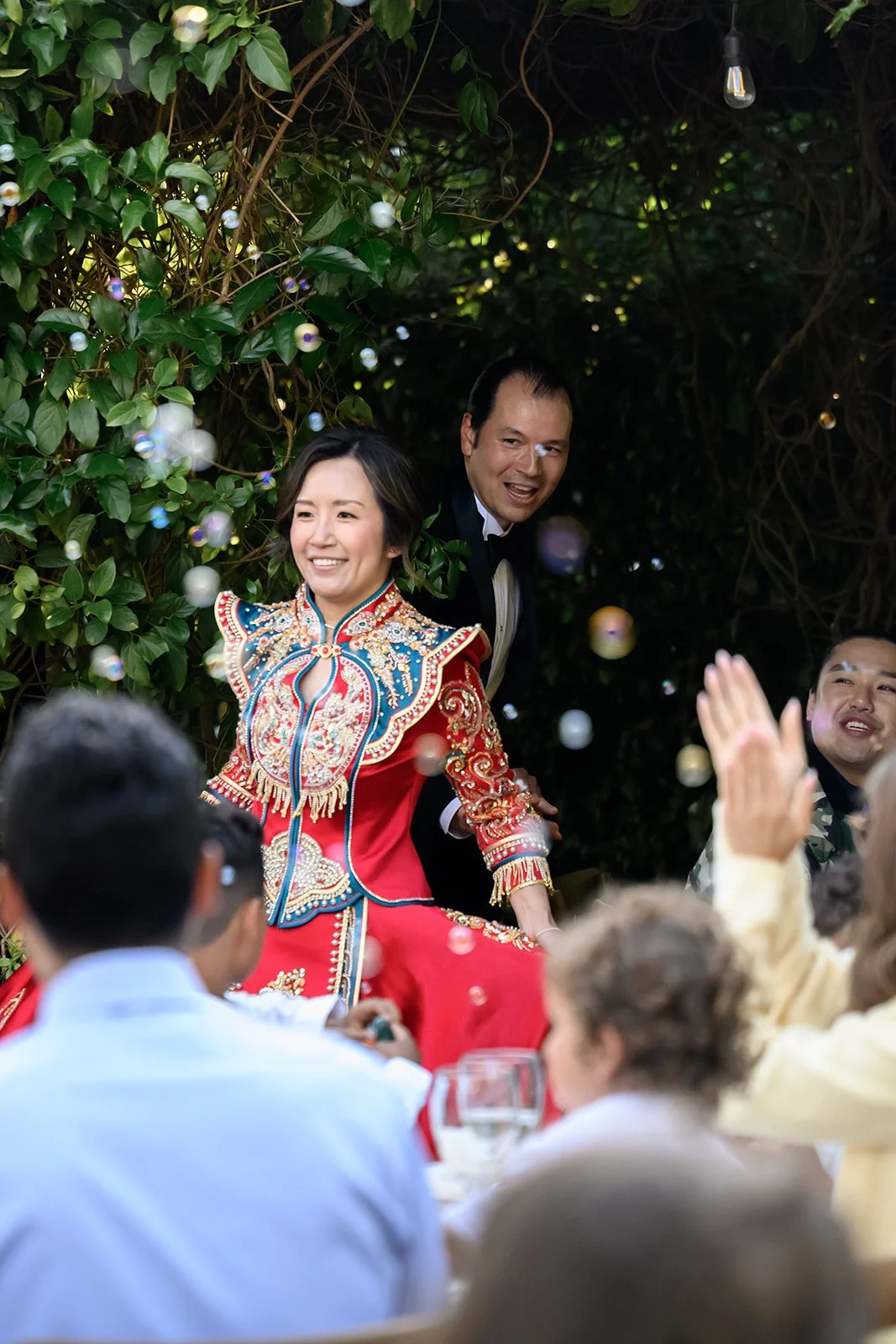 Wedding at the Allied Arts Guild in Menlo Park, CA