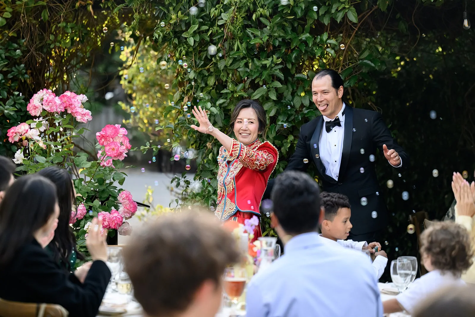 Wedding at the Allied Arts Guild in Menlo Park, CA