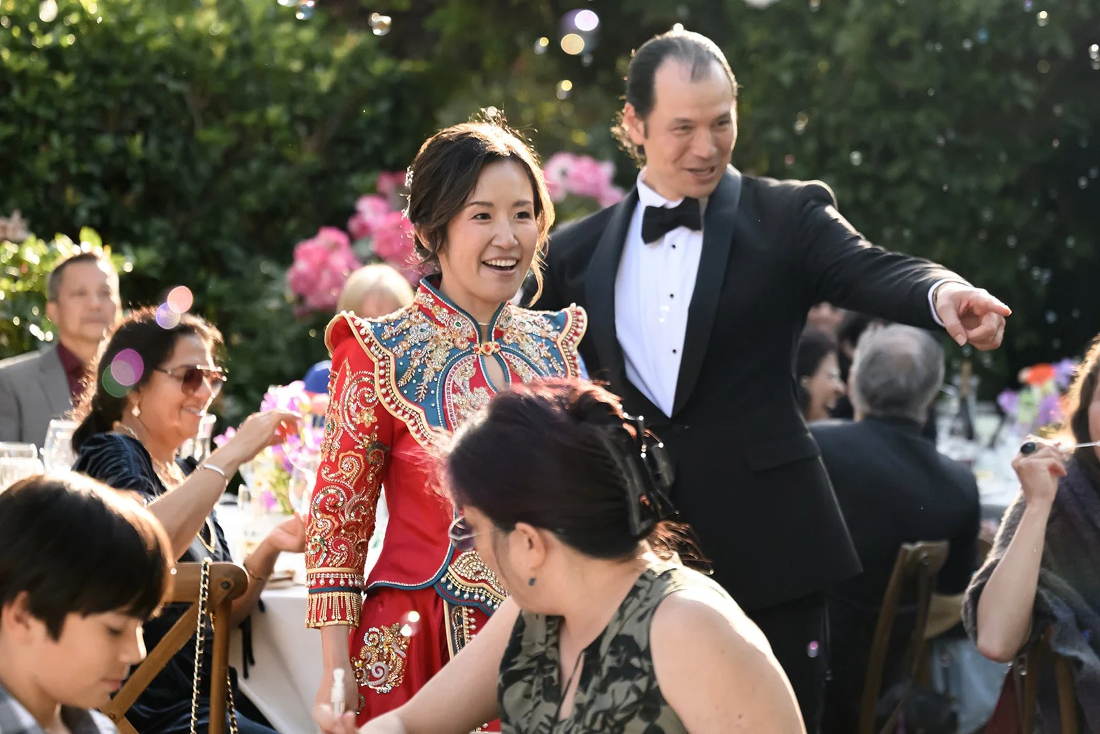 Wedding at the Allied Arts Guild in Menlo Park, CA