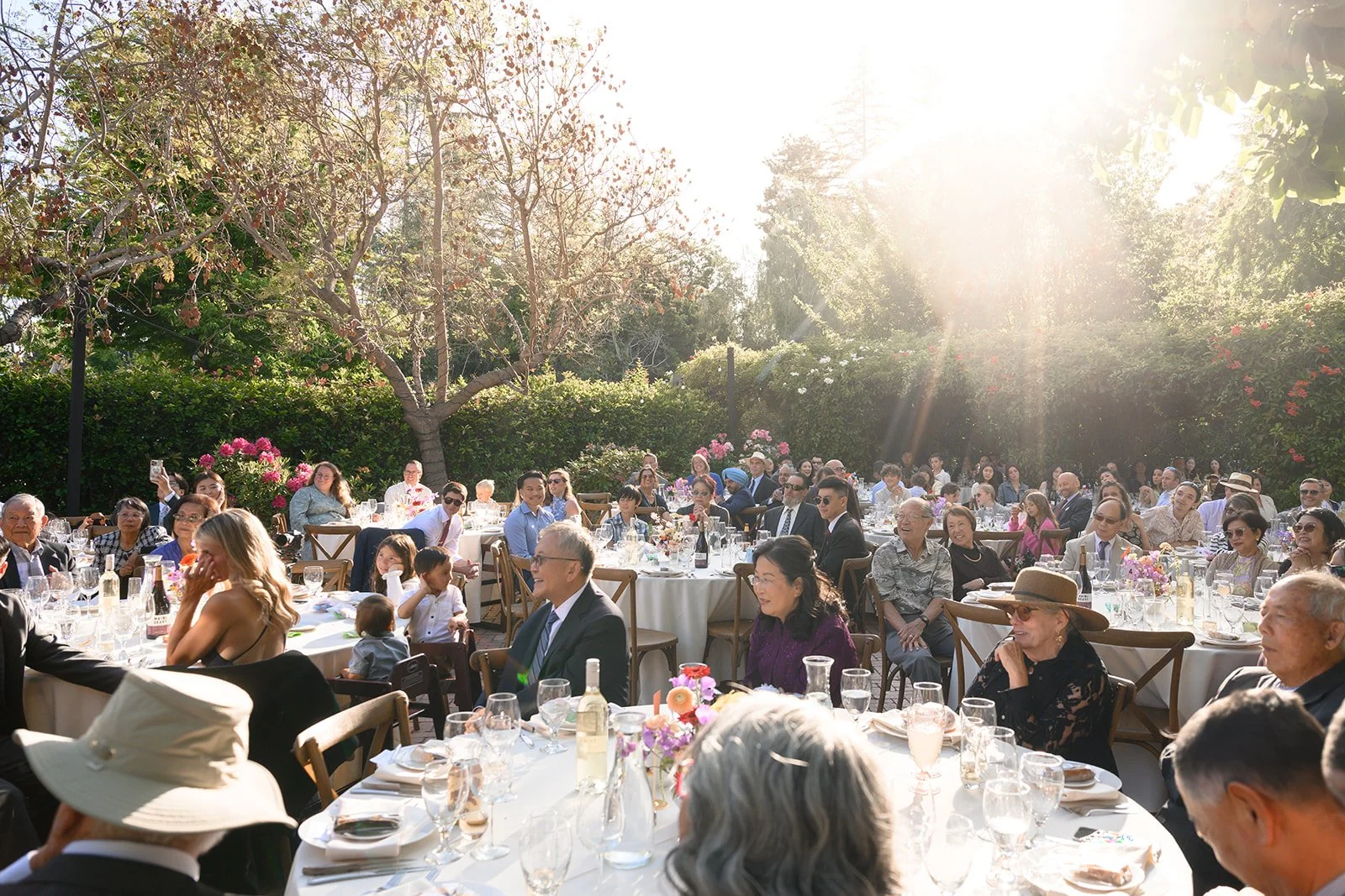 Wedding at the Allied Arts Guild in Menlo Park, CA