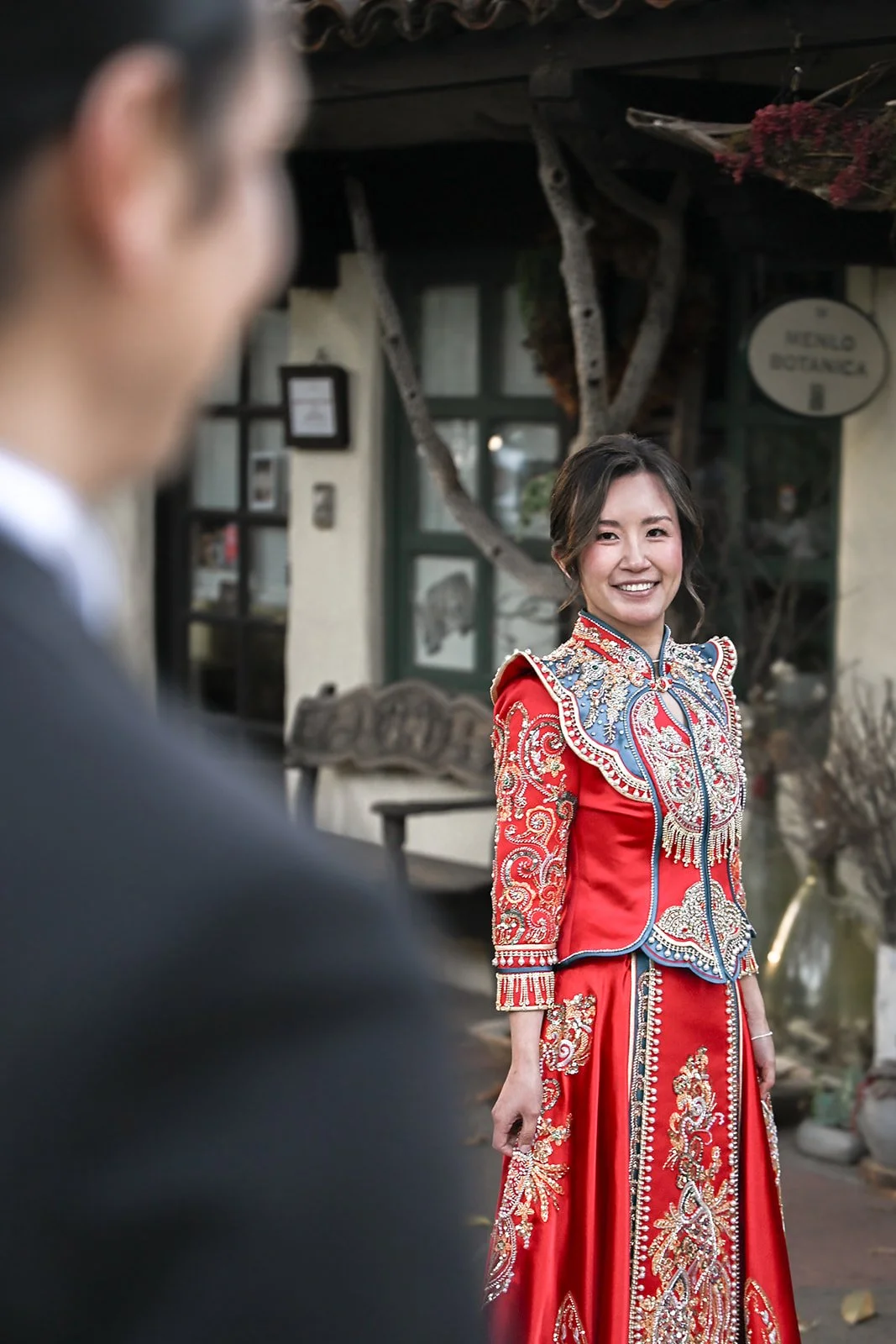 Wedding at the Allied Arts Guild in Menlo Park, CA