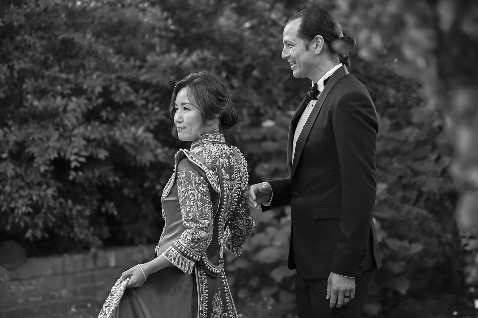 Wedding at the Allied Arts Guild in Menlo Park, CA