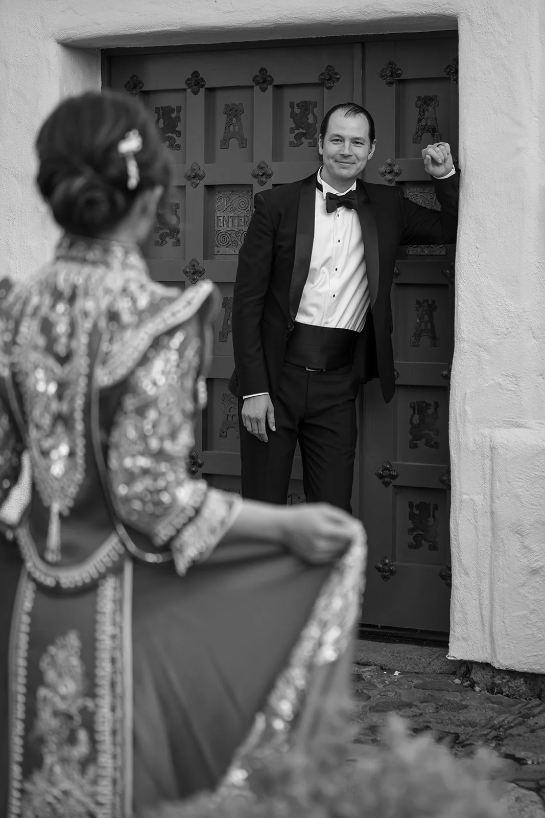 Wedding at the Allied Arts Guild in Menlo Park, CA