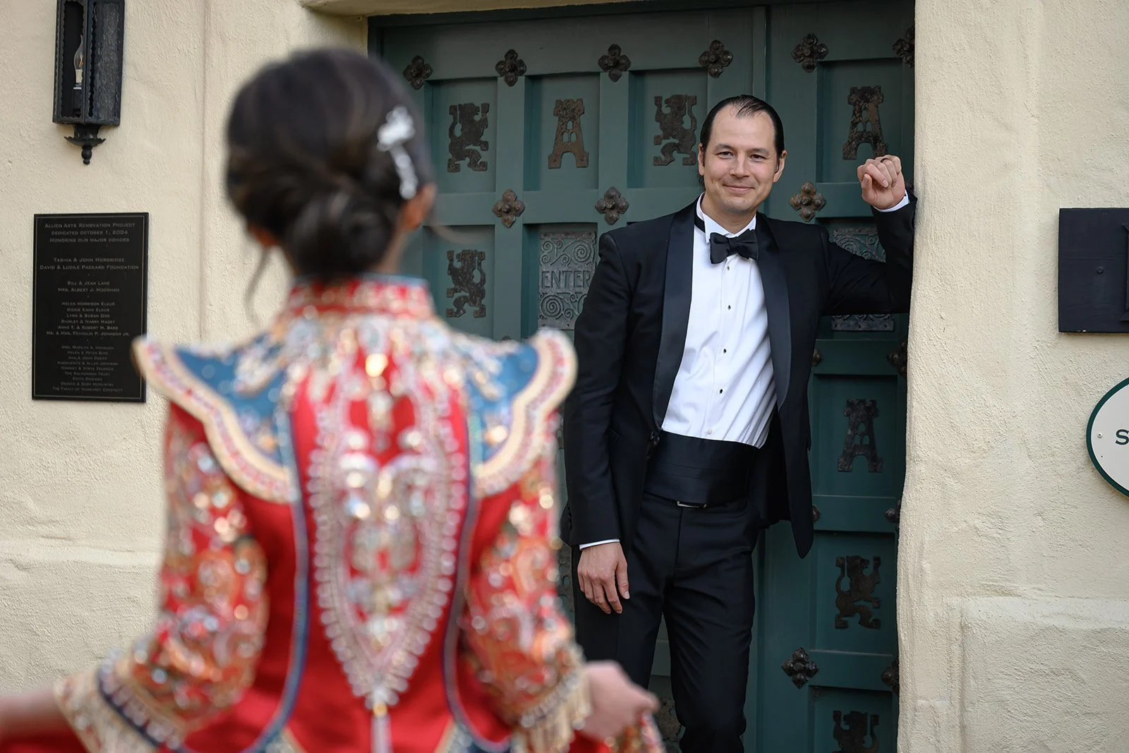 Wedding at the Allied Arts Guild in Menlo Park, CA