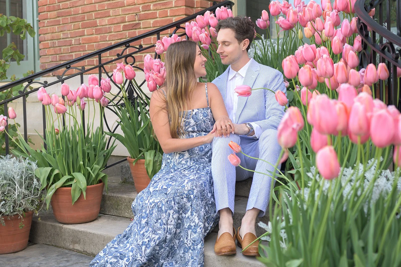 Engagement Photos at Filoli Gardens in Woodside, CA