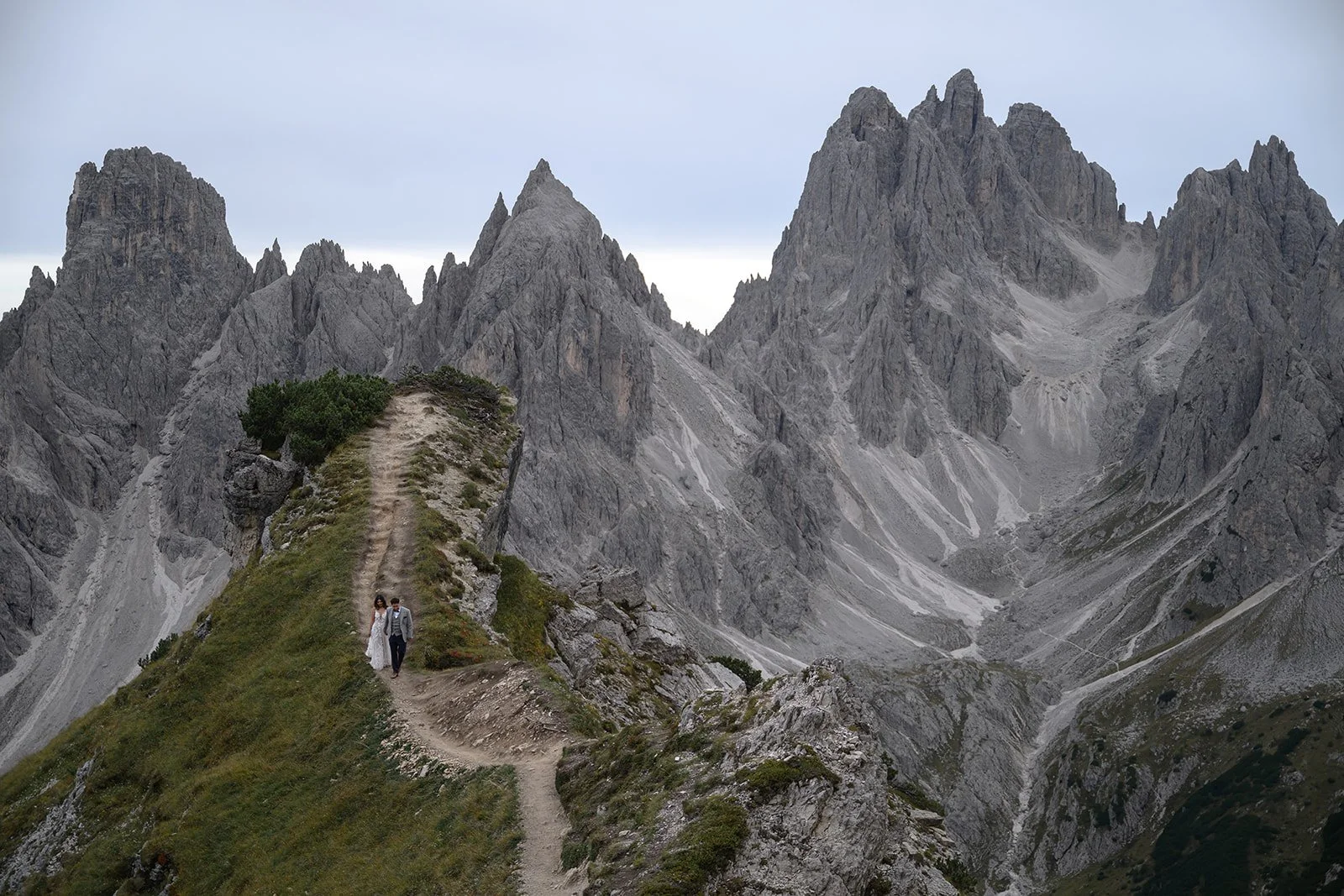 Mountain elopement in the Dolomites