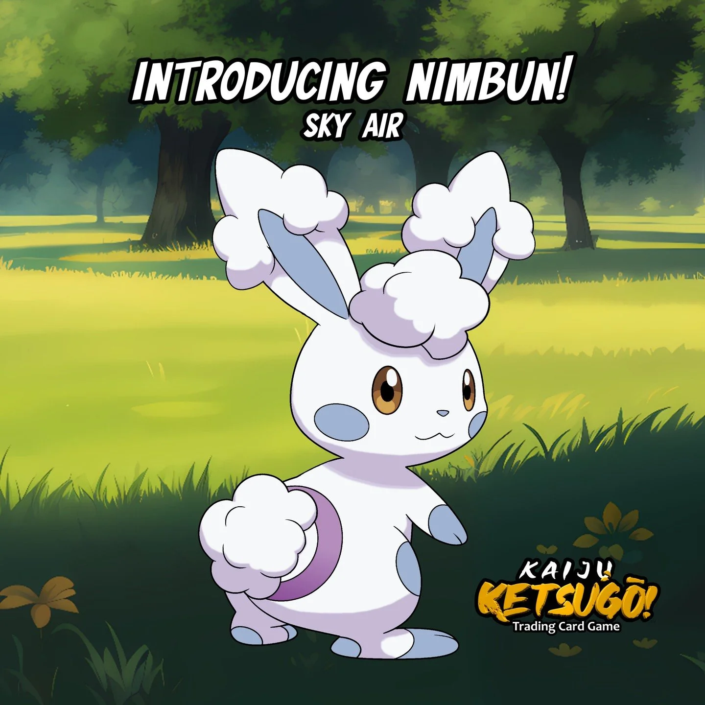 Introducing: Nimbun, the Sky Air Bunny

We've been working on this cute little lagomorph for some time and are happy to finally make it known. 

Nimbun's name comes from the combined word, &quot;Nimbus&quot; as in a Nimbus cloud and &quot;Bunny&quot;