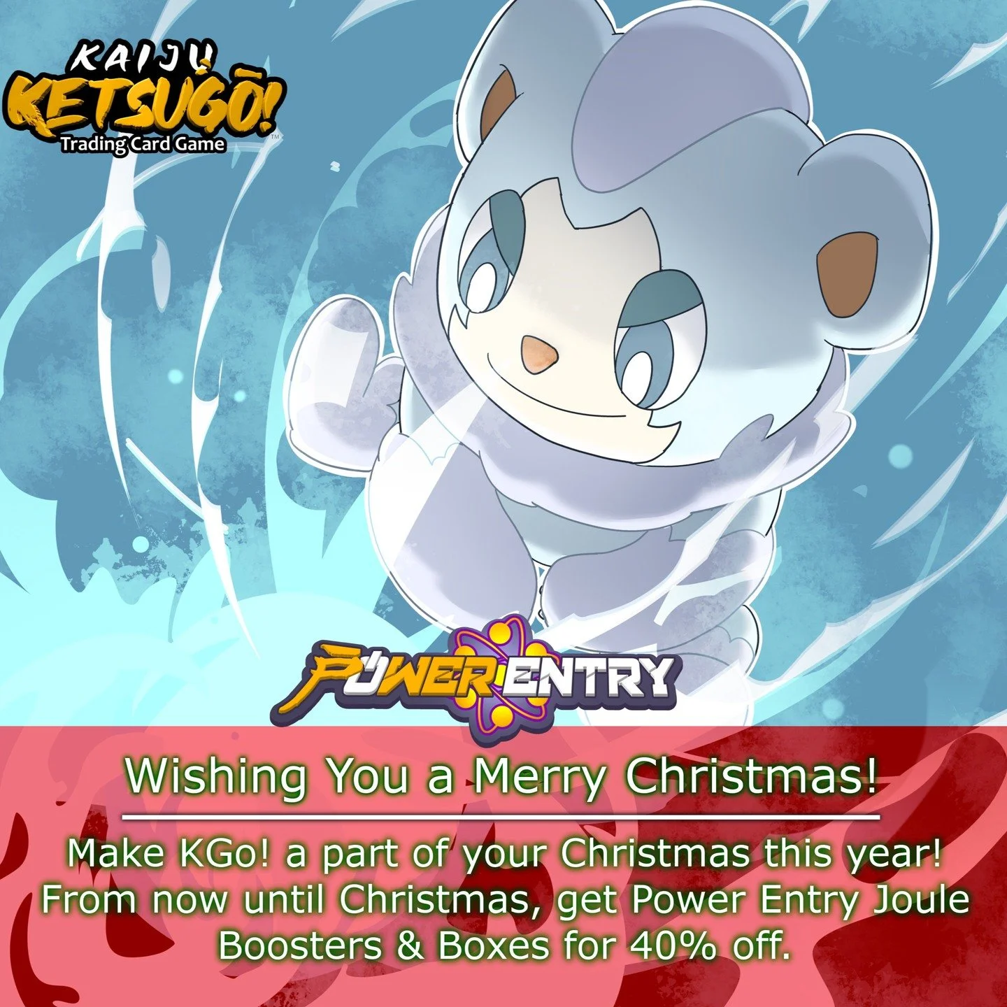 Merry Christmas from our families to yours!

We wanted it to be a little easier to spread the joy this year, so from now until Christmas, enjoy 40% off all Power Entry Joule Boxes &amp; Joule Packs!

Visit https://www.kaijuketsugo.com/ for more infor