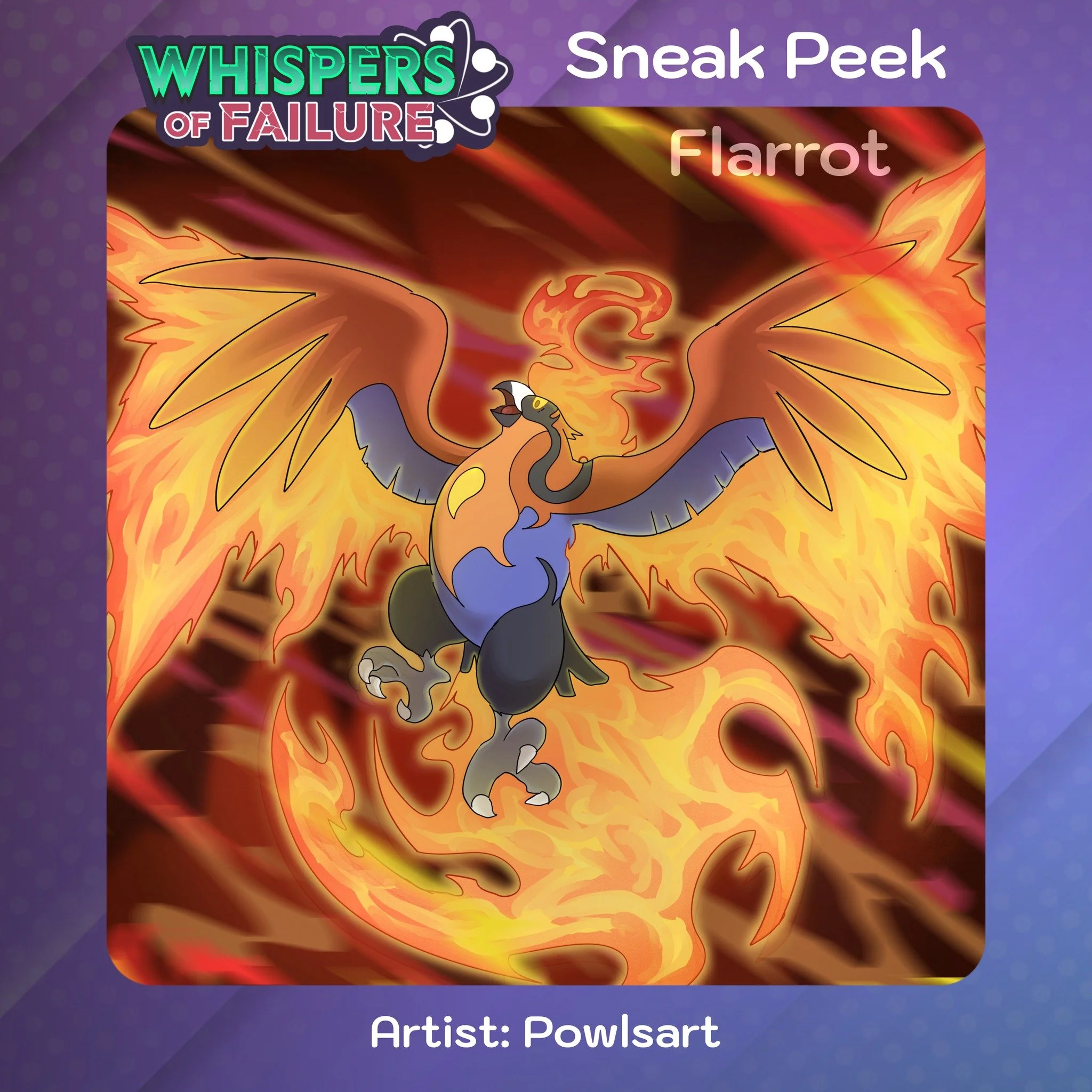 Sneak Peek: Flarrot, the Flame Fire (Origin) parrot!
