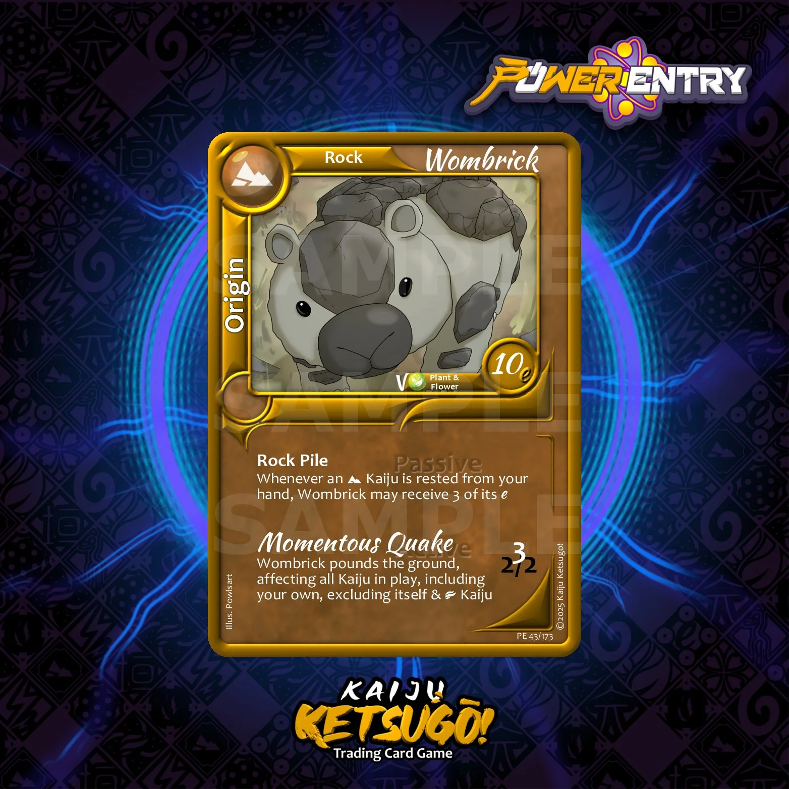 This heavy hitter with 10e deserves to be noticed. He's adorable, but did you know that Wombrick actually got its name because of how it poops? It's true! Wombrick poops bricks. 

#themoreyouknow🌈