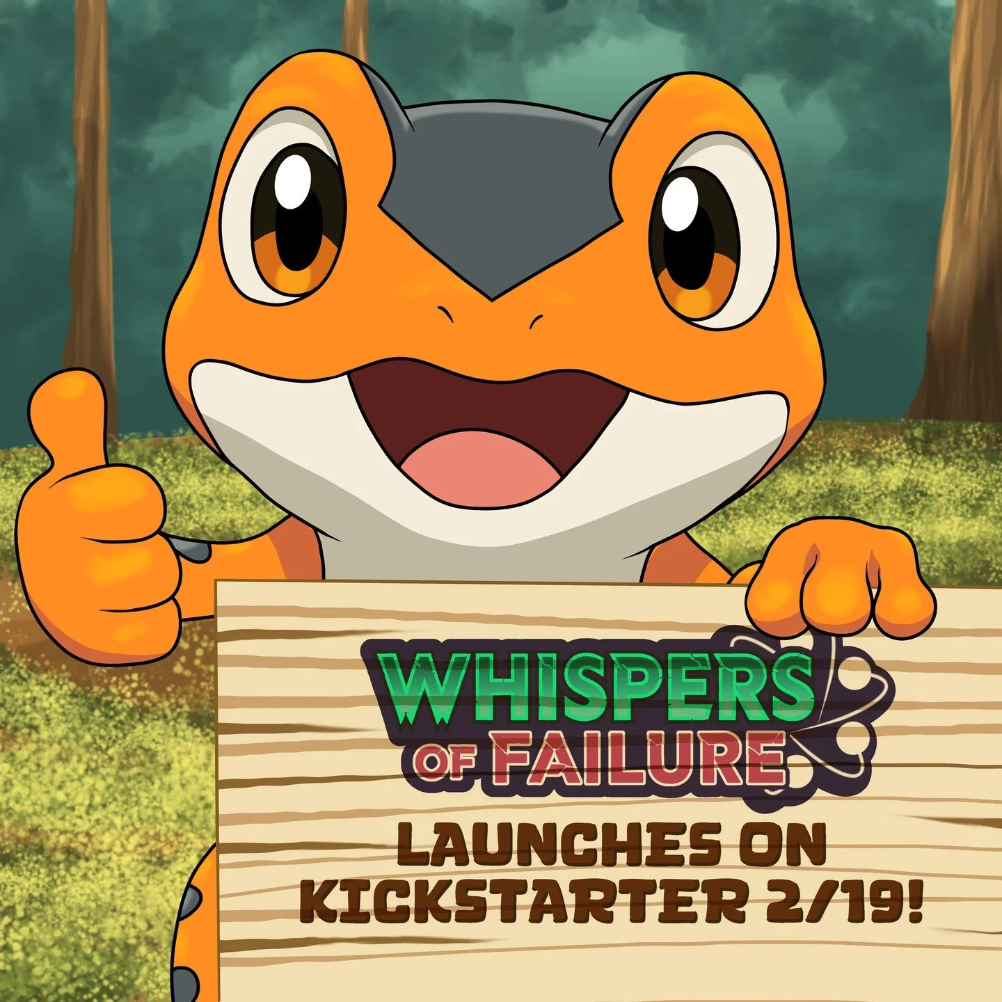 Are you ready, cuz we are! 

2/19 Whispers of Failure Launches on Kickstarter. Tell your wife, tell your kids!

(Please? Our marketing budget is abysmal 😭)

And of course, your support is greatly appreciated ❤️