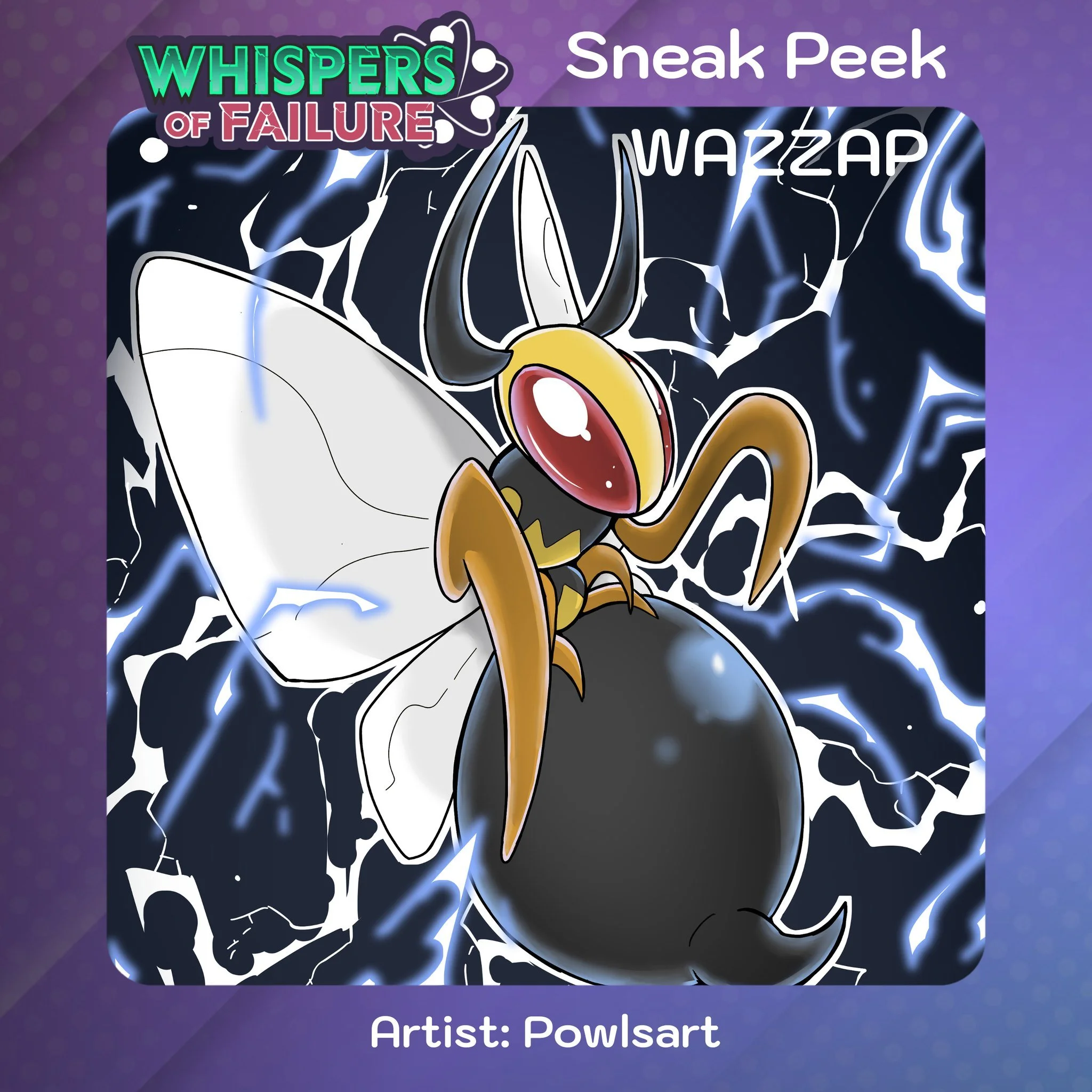 Sneak Peek: Wazzap! This Negative Electric Kaiju brings a new ability to the game much unlike any other. 'Memory Sting' allows it to target a Kaiju that it attacked previously, regardless of its position! That means it can attack a Kaiju in Support e