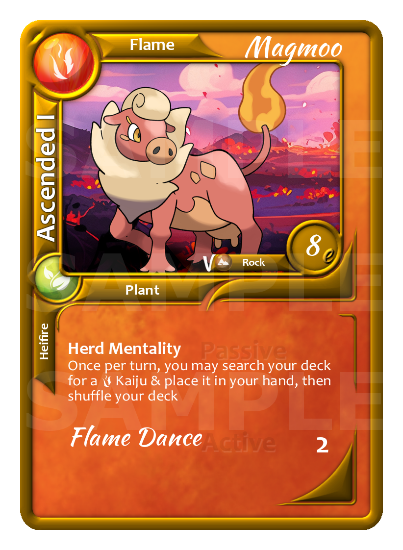 62 Magmoo Fire Flame Kaiju Ketsugo TCG Origin.png