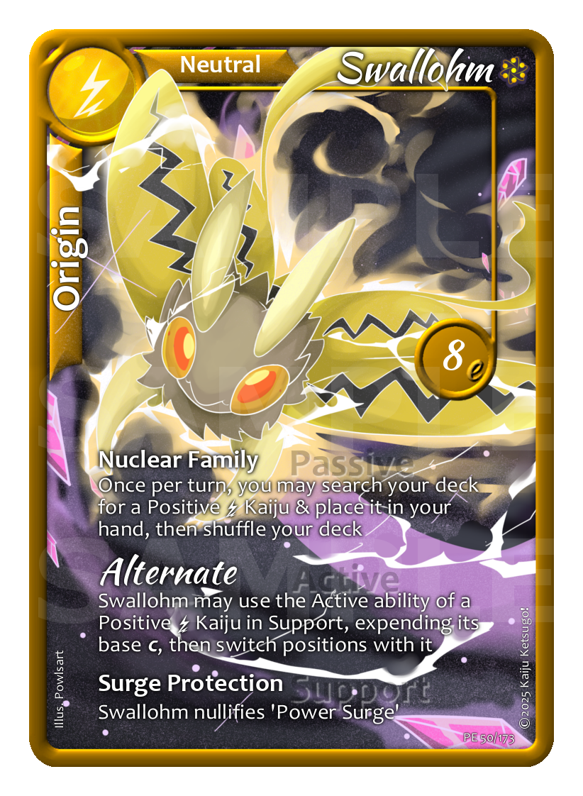 This Swallohm isn't the only Kaiju with these abilities, but it may very well be the most stylish to use them!