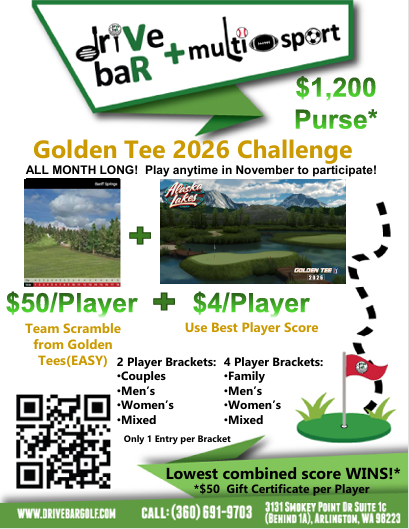 driVe baR Golden Tee 2026 Challenge @ Banff Springs &amp; Alaska Lakes(NEW 2026 Update)