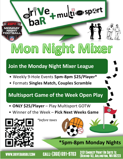 $25 Mon Night Mixer Leagues