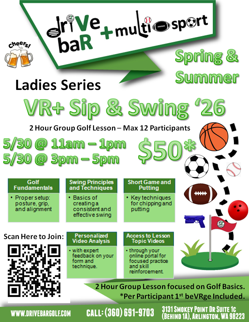 Ladies Series Sip &amp; Swing - Golf Academy Group Event