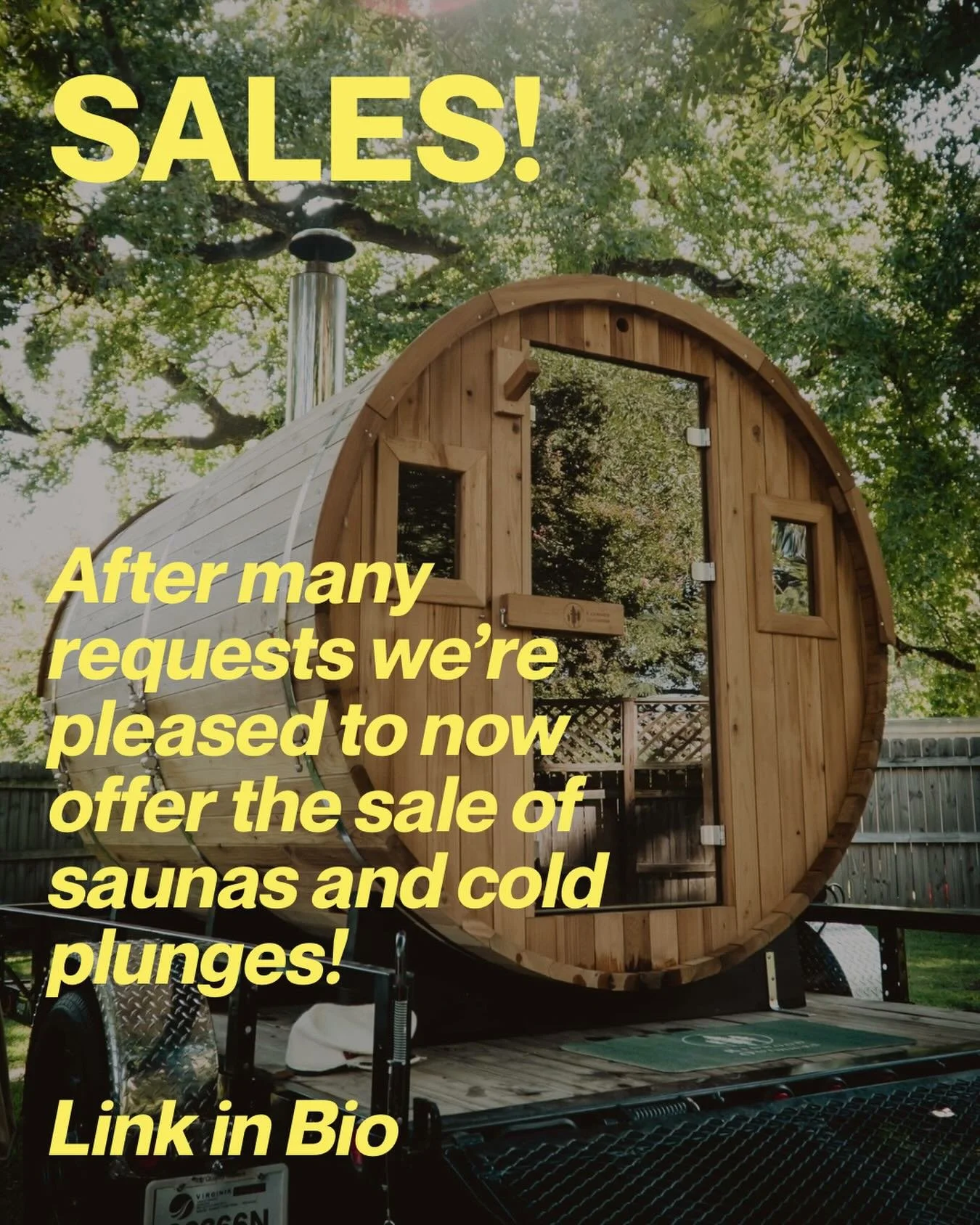After dozens of people asking what sauna to buy, where to buy it, and what cold plunge to pair it with, we decided to make it official.

We partnered with Redwood Outdoors, the same sauna company we personally use and have road tested hard. These sau