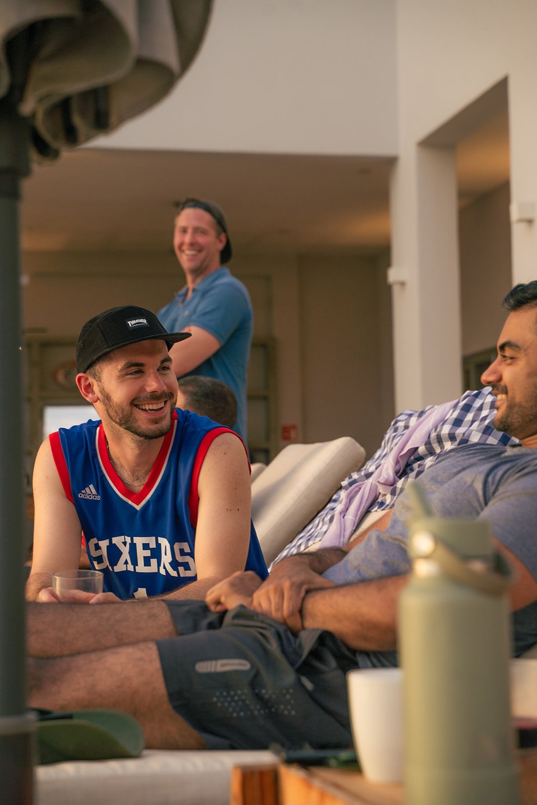 Reflective journaling at SHIFT Men’s Retreat, a somatic wellness retreat for men exploring emotional healing and relational patterns.