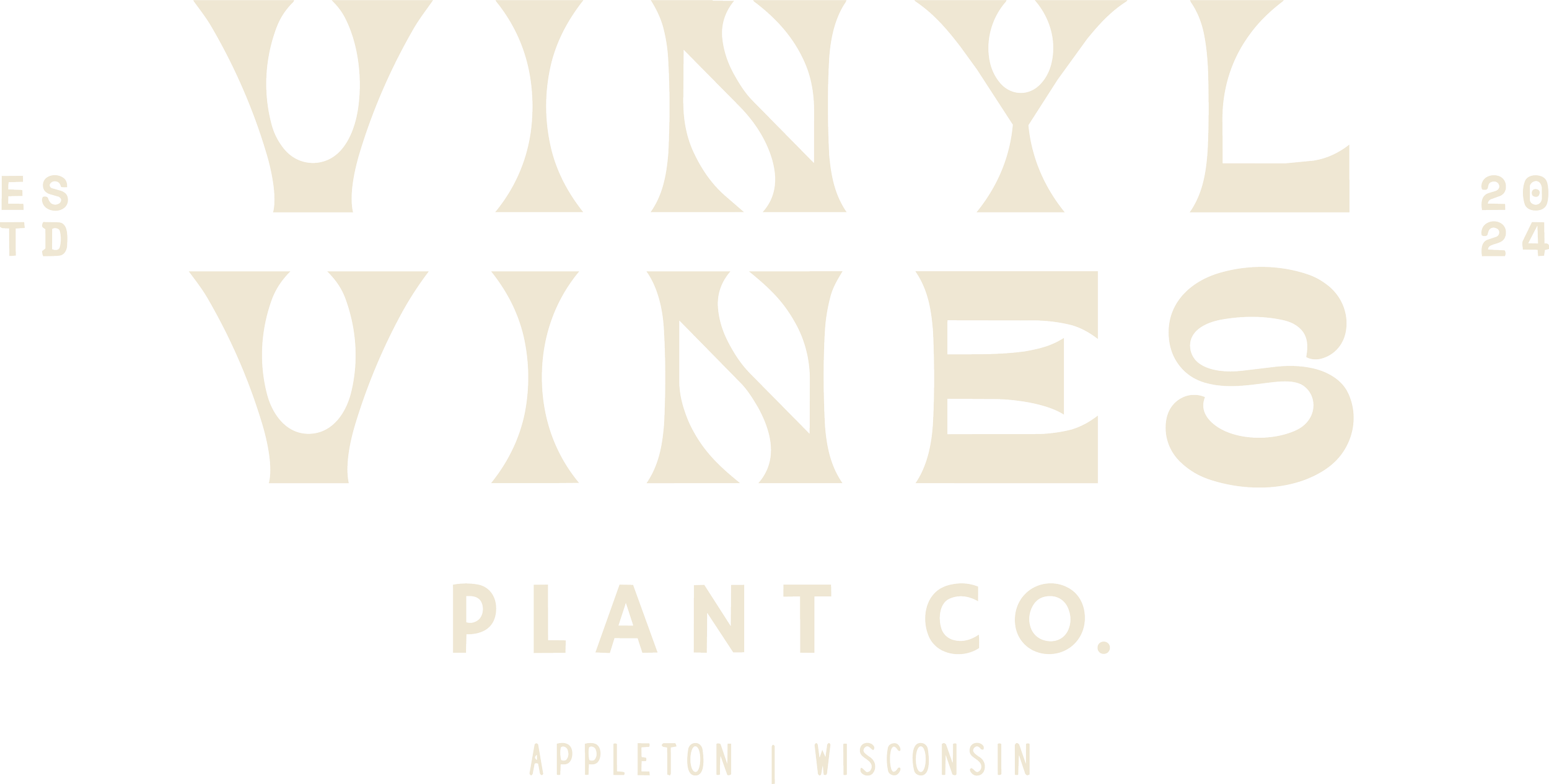 Logo of Yancey's Plant Co., located in Appleton, Wisconsin, with stylized leaf graphics and text.