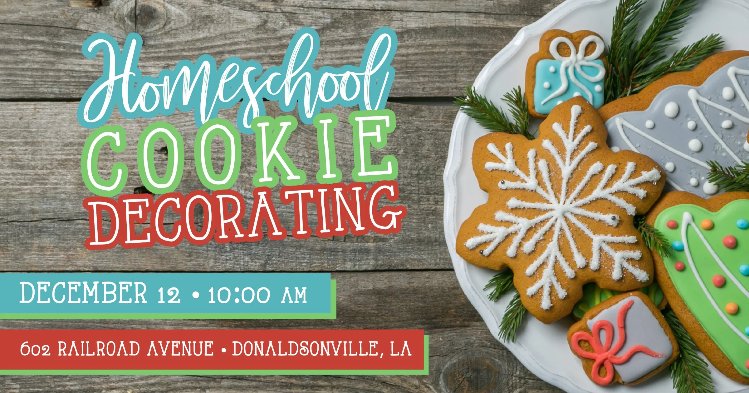 Homeschool Cookie Decorating