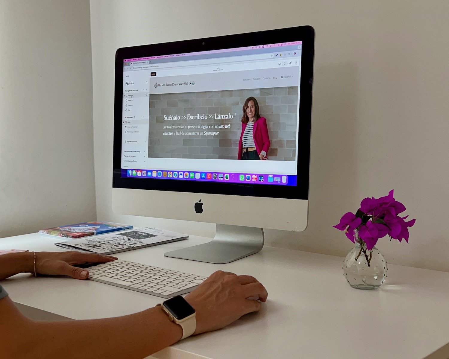 Diseño de sitios web en Squarespace I Pilar Silva Ibaceta