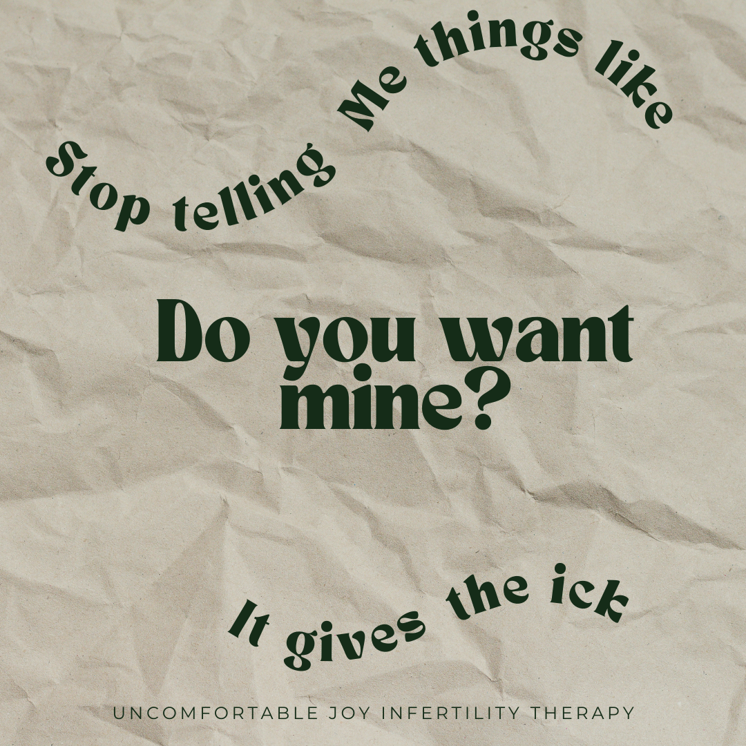"Do You Want Mine?" — Stop. Just Stop.