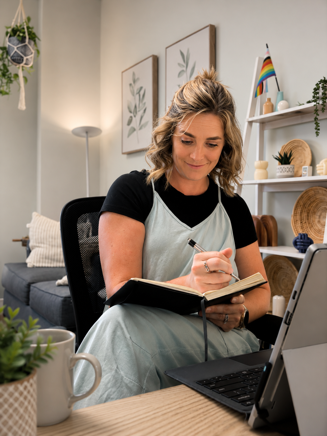 Therapist Caitlin Dyer offering telehealth services for infertility and first responder clients