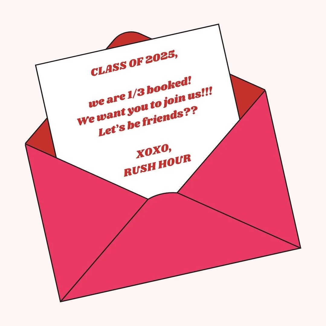 Class of 2025, LETS BE FRIENDS!!

Our 2025 client class is filling up fast!!! Message RUSH HOUR or fill out the link in our bio to learn more about working with us🩷❤️